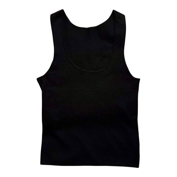 Nili Lotan Etana Cashmere Tank Top Black L - Picture 3 of 11